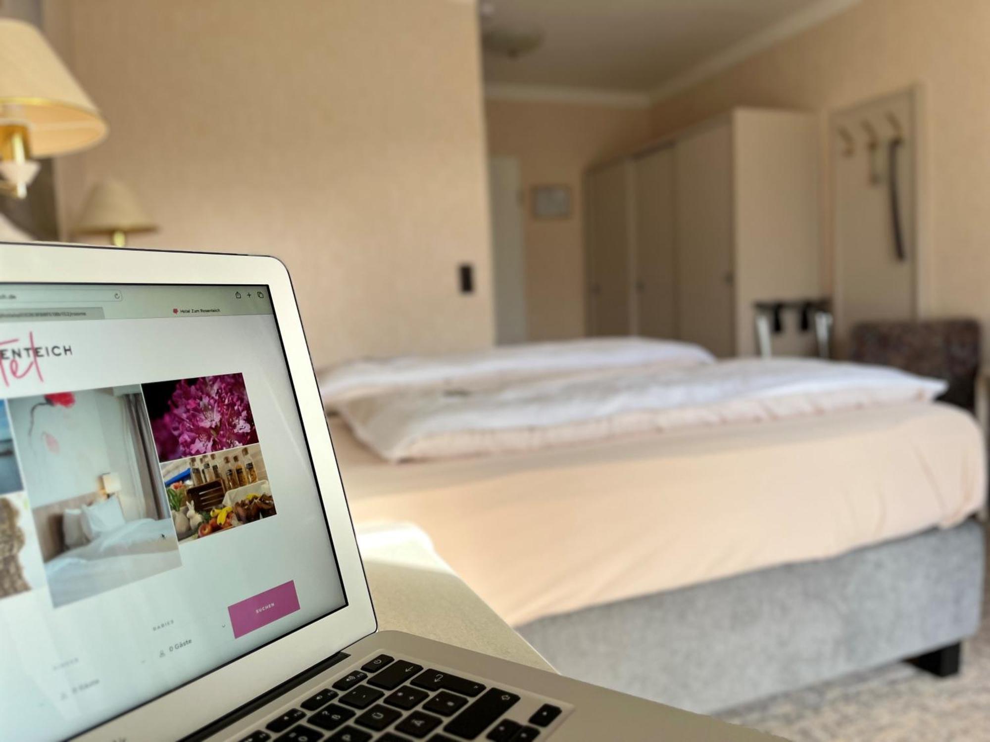 באד צווישנהם Hotel Zum Rosenteich מראה חיצוני תמונה